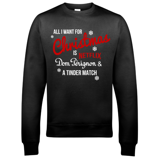 All I Want For Christmas...Tinder Match Black