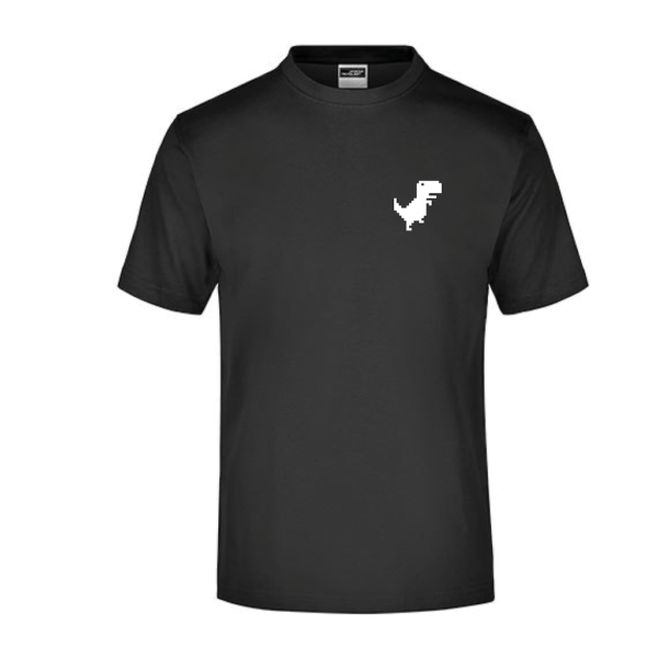 Dino T-Rex T-Shirt Zwart