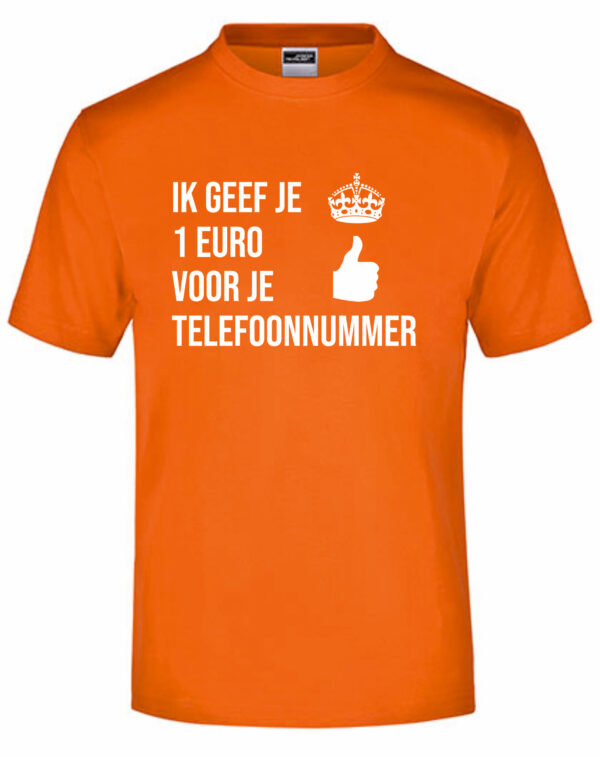 1 Euro Voor...T-Shirt
