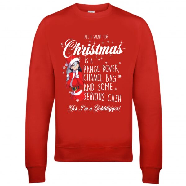 Golddigger Kersttrui Rood