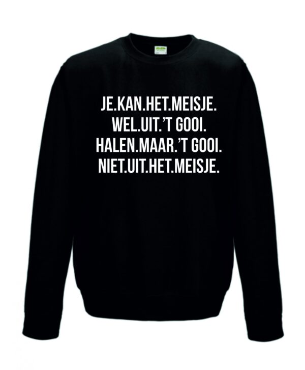 Gooisch Meisje- Zwart