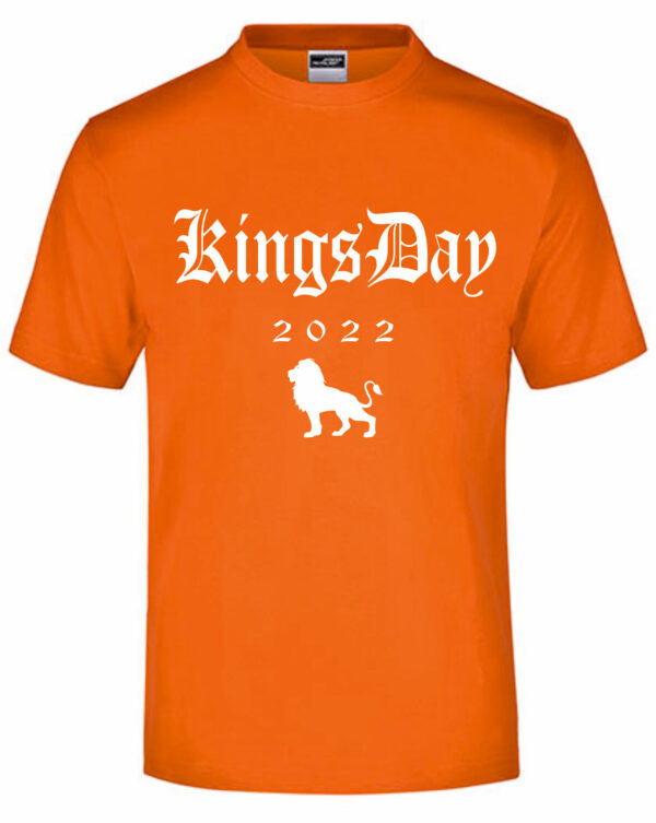 KingsDay 2022 Leeuw print T-shirt