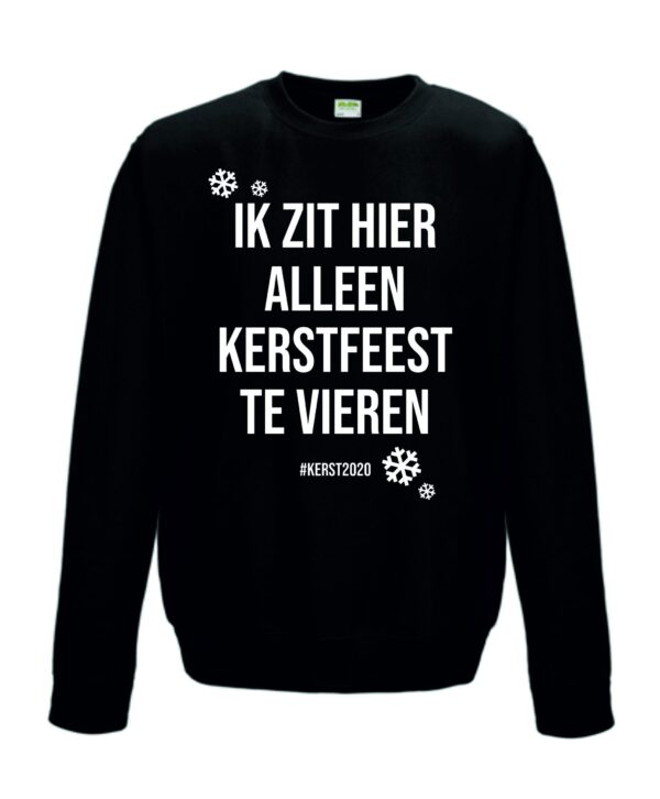 Alleen Kerst Vieren - Zwart